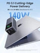 PowerBank Павербанк для ноутбука для телефона для планшета зі швидким заряджанням з TFT дисплеєм UGREEN Nexode 25000mAh, 200W - зображення 3