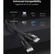 Кабель Ugreen DP114 DisplayPort to DisplayPort V1.4 1m Black (80390) [165595] - изображение 7