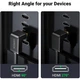Кабель Ugreen HD103 HDMI to HDMI 90-Degree Right-Angle V2.0 1m Black (10172) [63384] - зображення 8