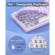 Клавиатура MageGee SKY 81 RGB Violet Switch Violet (6971969727939) [164304] - изображение 11