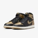 Чоловічі кросівки Air Jordan 1 Retro High OG золотистий з чорним 47.5 - изображение 2