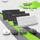 Комплект беспроводной A4Tech Fstyler FG1120 Wireless ENG Fluorescent Green - изображение 7