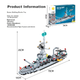 Детский конструктор Xingyayoupin, совместимый с Lego, модель авианосца, подарок на день рождения для мальчиков и девочек в возрасте 6-12 лет. - изображение 7
