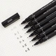 Ручка Uni Mitsubishi PIN-200 для эскизов игольчатая, 0.3 мм, 12 шт - изображение 7