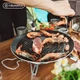 Универсальная сковорода-гриль FIRE-MAPLE, снаряжение для кемпинга на открытом воздухе, круглая портативная сковорода-гриль в корейском стиле для домашнего использования, с антипригарным покрытием. - изображение 6