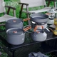 FIRE-MAPLE Feast 4 Піч для кемпінгу, кемпінгове посуд, сковорода, чайник, портативний набір горщиків, заварювання чаю біля плити - изображение 12