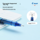 Гелевая ручка PILOT BX-V7, 0.7 мм, красная, 12 шт - изображение 7