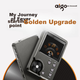 Плеєр Aigo MP3-105plus HiFi без втрат портативний, DSD, сірий - зображення 2