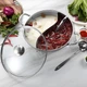 Кастрюля Maxcook MCT963 двусторонняя нержавеющая сталь 304, 32 см - изображение 6