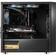 Игровой корпус SAMA Pingtouge M7 Mini Compact, вырез на передней панели для охлаждения, боковая панель из закаленного стекла, поддержка материнских плат M-ATX, отсек для накопителей U3, система организации кабелей, отсек для блока питания. - изображение 3
