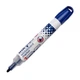 Дитячий маркер Uni Mitsubishi Erasable Whiteboard Marker PWB-202 для офісних товарів, 1,8-2,2 мм, синій, упаковка з 12 штук - изображение 4