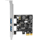 Плата розширення MOGEPCIE на два порти USB 3.0, адаптер PCI-E на USB 3.2 Gen1, незалежний блок живлення для настільного комп'ютера, MC2012 - зображення 5