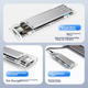 Корпус для двопротокольного SSD-накопичувача ORICO M.2 NVMe/SATA, інтерфейс Type-C 10 Гбіт/с, зовнішній корпус для ноутбука, TCM2M-C3 - зображення 9