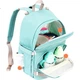 LYUBA Mommy Bag, багатофункціональний рюкзак великої місткості, портативна сумка для вагітних, рюкзак для мам та немовлят, жовтий HY-1818 - изображение 3
