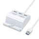 USB-концентратор UGREEN 3.0, высокоскоростная док-станция расширения на 3 порта, разветвитель HUB, многопортовый адаптер для ноутбука с функцией чтения SD/TF-карт и разъемом питания. - изображение 1