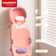 Дитяче крісло для миття волосся Babyhood, складне ліжко для купання немовлят, ліжко для миття голови вдома з м'якою подушкою з ПВХ, рожеве - зображення 6