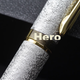 Авторучка HERO, 1520 білого оксамитового піску, багатокольорове тонке перо, іридієво-золота авторучка для чоловіків та жінок, ручка для практики каліграфії, чорнильна ручка, офісна ручка для підписів - зображення 7