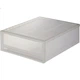 Акриловый ящик/контейнер для хранения MUJI, небольшой, бесцветный, для нижнего белья, различных вещей и игрушек. - изображение 3