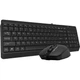 Комплект дротовий A4Tech Fstyler F1512 USB Black - зображення 3