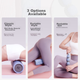 Роликовий масажер для ніг Keep Foam Roller, масажна паличка з шипами, роликова колонка для йоги для чоловіків та жінок, класичний рожево-пісочний колір - изображение 9