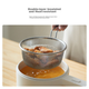 Электронная мультиварка Olayks Instant Electric Cooking Pot, небольшая электрическая кастрюля для общежития, многофункциональная электрическая кастрюля для приготовления лапши в студенческом общежитии, универсальная кастрюля, 1,5 л. - изображение 8