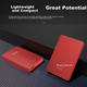 Heijiachong (KINGIDISK) 500GB USB3.0 Portable Hard Drive H Series 2.5-Inch China Red Simple Portable Business Companion Encrypted X6500 - изображение 6