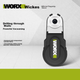 Пилозбірник WORX WA1602, для електричного перфоратора, ударного дриля, електродриля, пилозахисний чохол, аксесуари для інструментів для видалення пилу, всмоктування та збору попелу - зображення 5