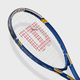 Тенісна ракетка Wilson Beginner з амортизацією, великий циферблат, для студентів коледжів та гравців початкового рівня, тенісна ракетка для одного гравця - зображення 7