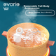 Бутылочка для кормления Evorie Love Bell Gravity Ball 300 мл с тремя сменными насадками синяя - изображение 8