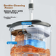 Швабра HoMettler Clean And Dirty Separation, вращающаяся, 4 насадки - изображение 7
