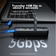 USB 3.0-хаб UGREEN, Ethernet-адаптер для ноутбука, конвертер дротової мережевої карти, розширювальна док-станція, сумісна з комп'ютерами Apple та Huawei, концентратор-хаб, адаптер RJ45 - изображение 5