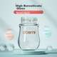Бутылочка для кормления Oubeini Newborn Baby Bottle стекло 120 мл Розовый - изображение 2