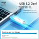 Флеш-накопичувач Aigo 32 ГБ USB 3.2, високошвидкісний водонепроникний металевий USB-накопичувач із функцією читання/запису, U312 для навчання, офісу, використання в автомобілі, універсальний портативний накопичувач - зображення 8