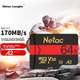 Карта памяти Netac 64 ГБ TF (MicroSD) U3 A2 V30 4K Ultra-High Speed Version, совместимая с экшн-камерами DJI и картами памяти GoPro, скорость чтения 170 МБ/с. - изображение 4