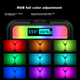 Ulanzi VL49RGB (чорний), комплект магнітних затискачів для повнокольорового заповнюючого світла, портативний кишеньковий світлодіодний ліхтарик, двоколірне світло для фотографії, ліхтарик для камери та телефону для прямої трансляції - зображення 7
