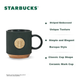 Кружка Starbucks «Зеленая полосатая богиня», 340 мл, керамическая, для воды, подарок на Международный женский день, подходит как для мужчин, так и для женщин. - изображение 6