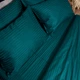 Комплект постельного белья Moon&Star King Size 220x240 см наволочки 4 х 70х70 см Emerald Satin Stripe (MS-820012954) - изображение 3