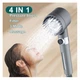 Масажна лійка з обертанням 360° Turbocharged shower head - изображение 3