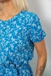Сукня жіноча з принтом софт, колір синій, 257R8070-2 розмір L-XL - зображення 2