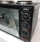 Электрическая духовка VOV VEOHP-30L с 2 конфорками, черная - изображение 4