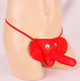Эротические мужские трусы в виде головы слона красного цвета Sexy desires размеры M-XL - изображение 4
