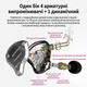 KZ ZS10 Pro Glare Blue (Hi-Res, 1DD+4BA, з мікрофоном) – Гібридні аудіофільські навушники для Hi-Fi звучання (COPY) - зображення 4