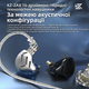 Навушники KZ ZAX Black (з мікрофоном) - Гібридні In-Ear Monitor Навушники 1DD+7BA HiFi з Потужним Басом - зображення 4