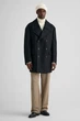 Чоловіче чорне вовняне пальто OVERSIZED WOOL PEACOAT Gant S 7006258 - изображение 2