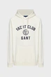 Чоловіче біле худі YACHT HOODIE RAGLAN Gant XXL 2007045 - изображение 6