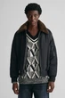 Чоловічий чорний бомбер OVERSIZED FLIGHT BOMBER JACKET Gant L 7006363 - изображение 1