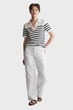 Жіноче біле поло у смужку FINE KNIT STRIPED Gant XS 4800404 - изображение 2