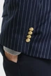 Жіночий темно-синій жакет у смужку PINSTRIPE REG CLUB Gant 34 4770334 - зображення 4