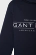 Жіноче темно-синє худі REG SHIELD HOODIE Gant XS 4200292 - изображение 3