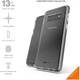Протиударний прозорий чохол GEAR4 Piccadilly D3O для Samsung Galaxy S10 (G973) Black + Transparent - зображення 3